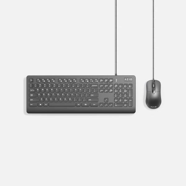 マウスコンピューター mouse DT6-A【キーボードetc.アクセサリ付き】 AZIO KM535 Antimicrobial Combo - AZIO Corporation