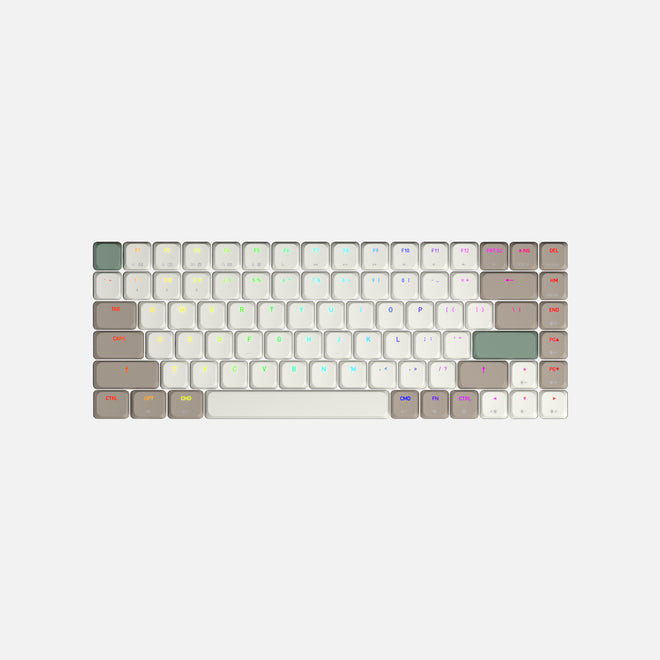Forest Slim Keycaps - 75% Layout