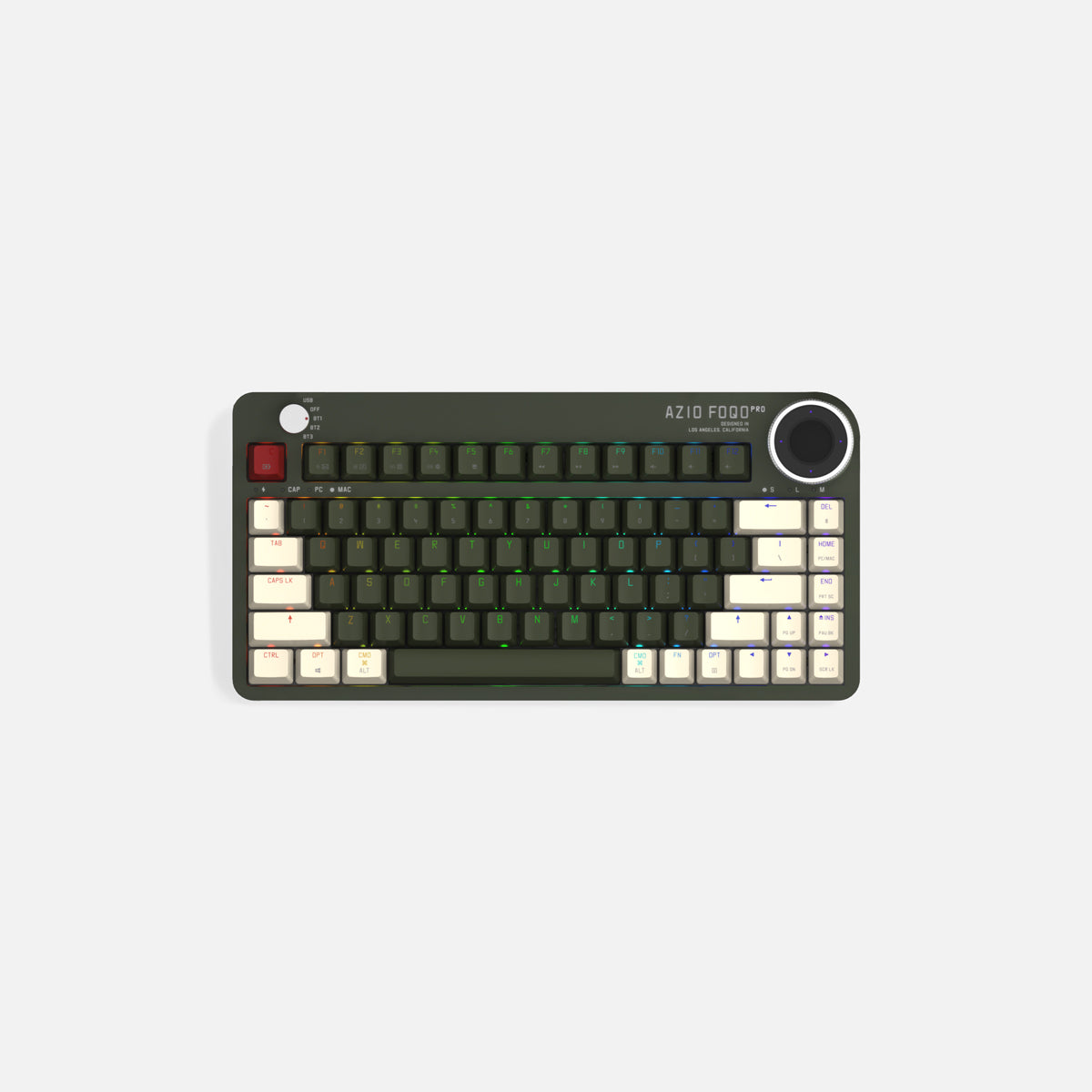 Teclado hot-swap sem fio Foqo pro