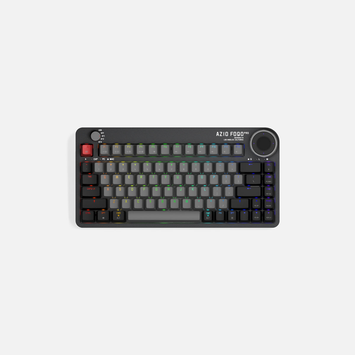 Teclado hot-swap sem fio Foqo pro