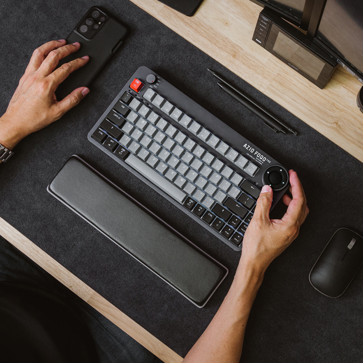 Clavier sans fil Foqo pro remplaçable à chaud