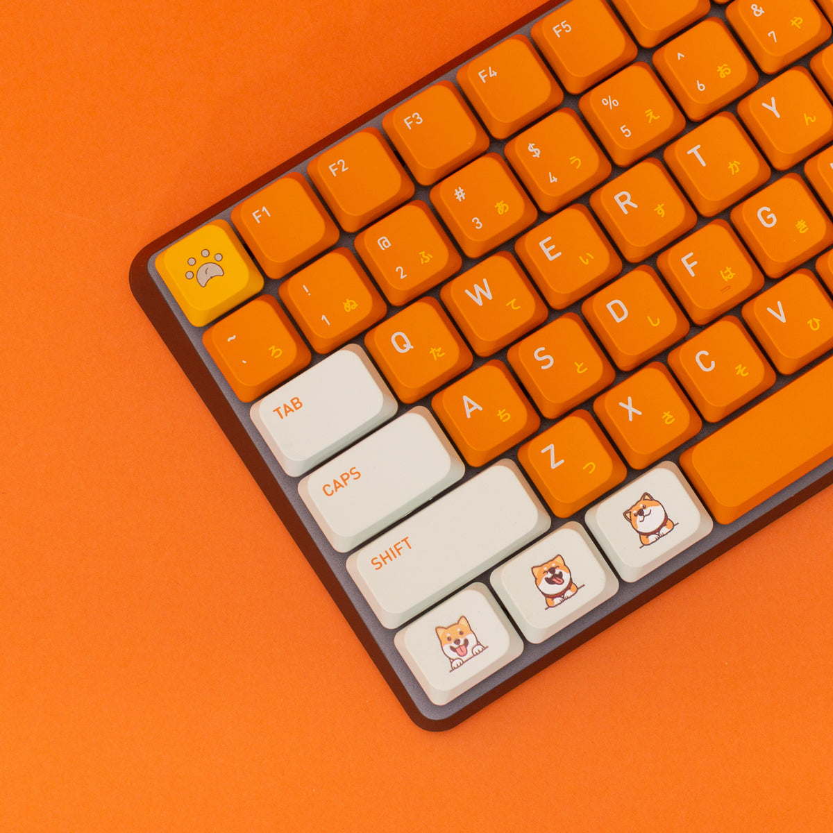 Shiba slanke keycaps