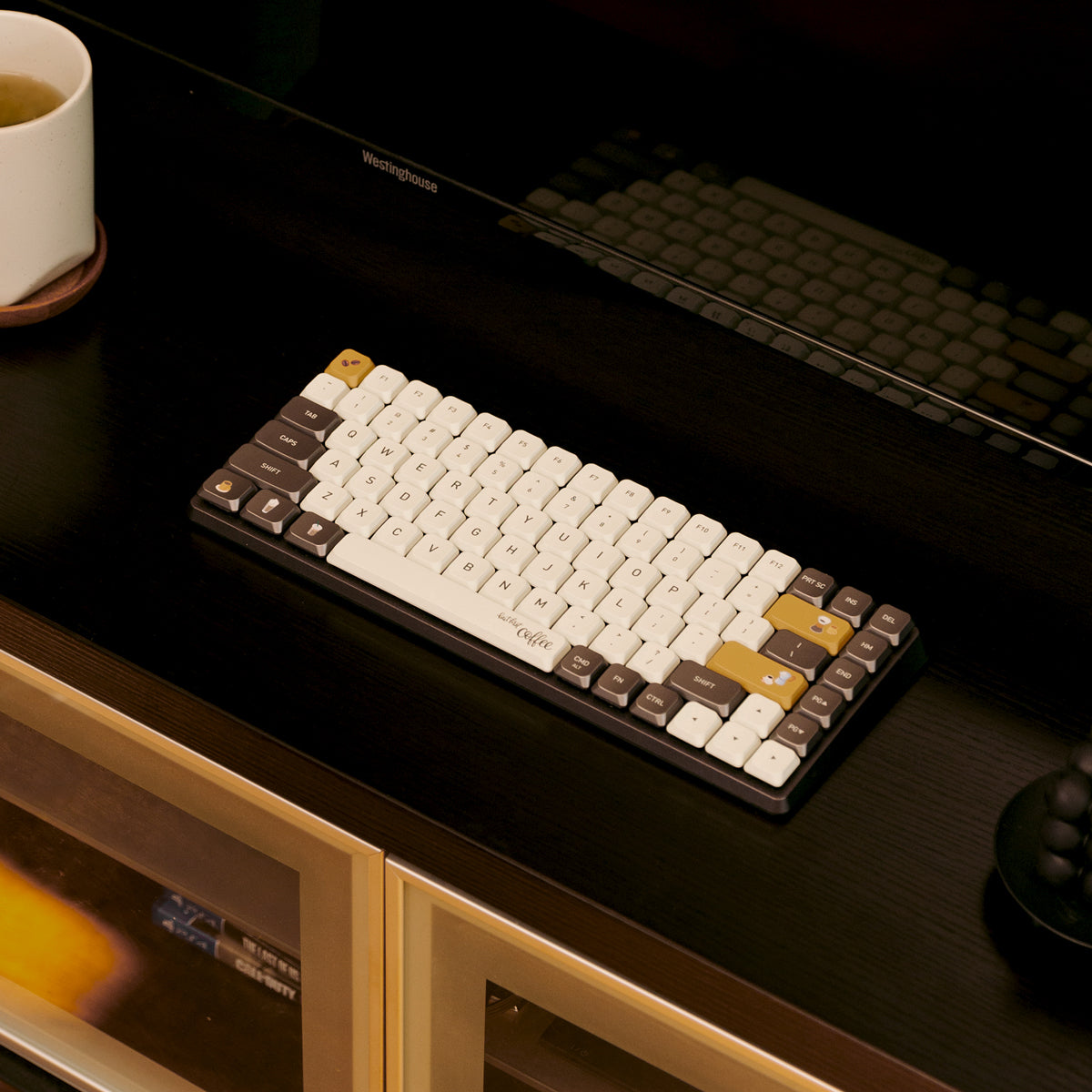 Koffie slanke keycaps