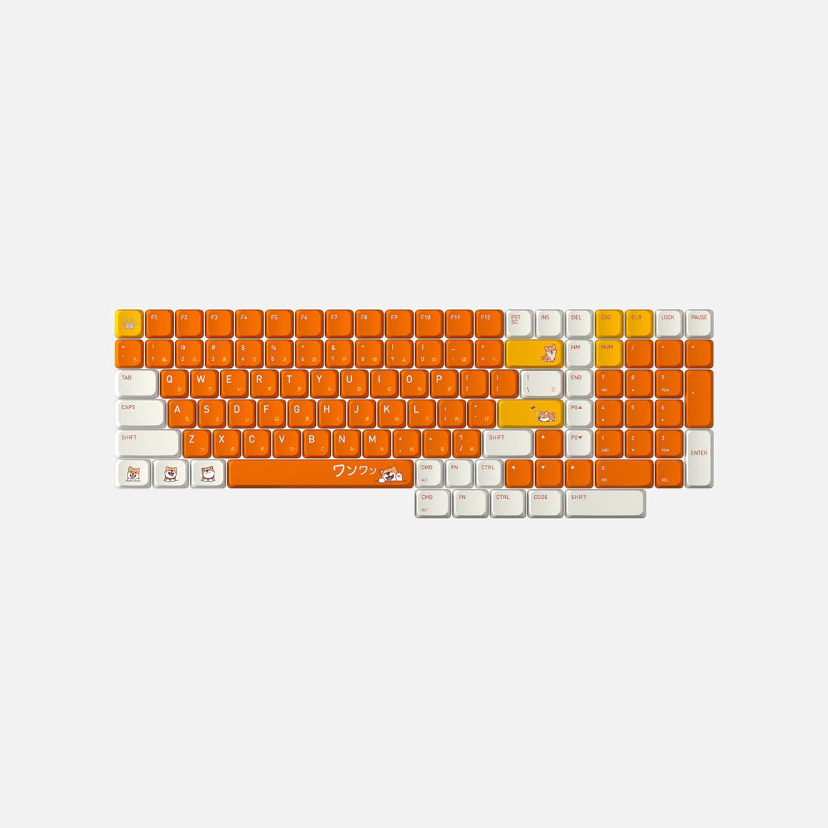 Shiba slanke keycaps