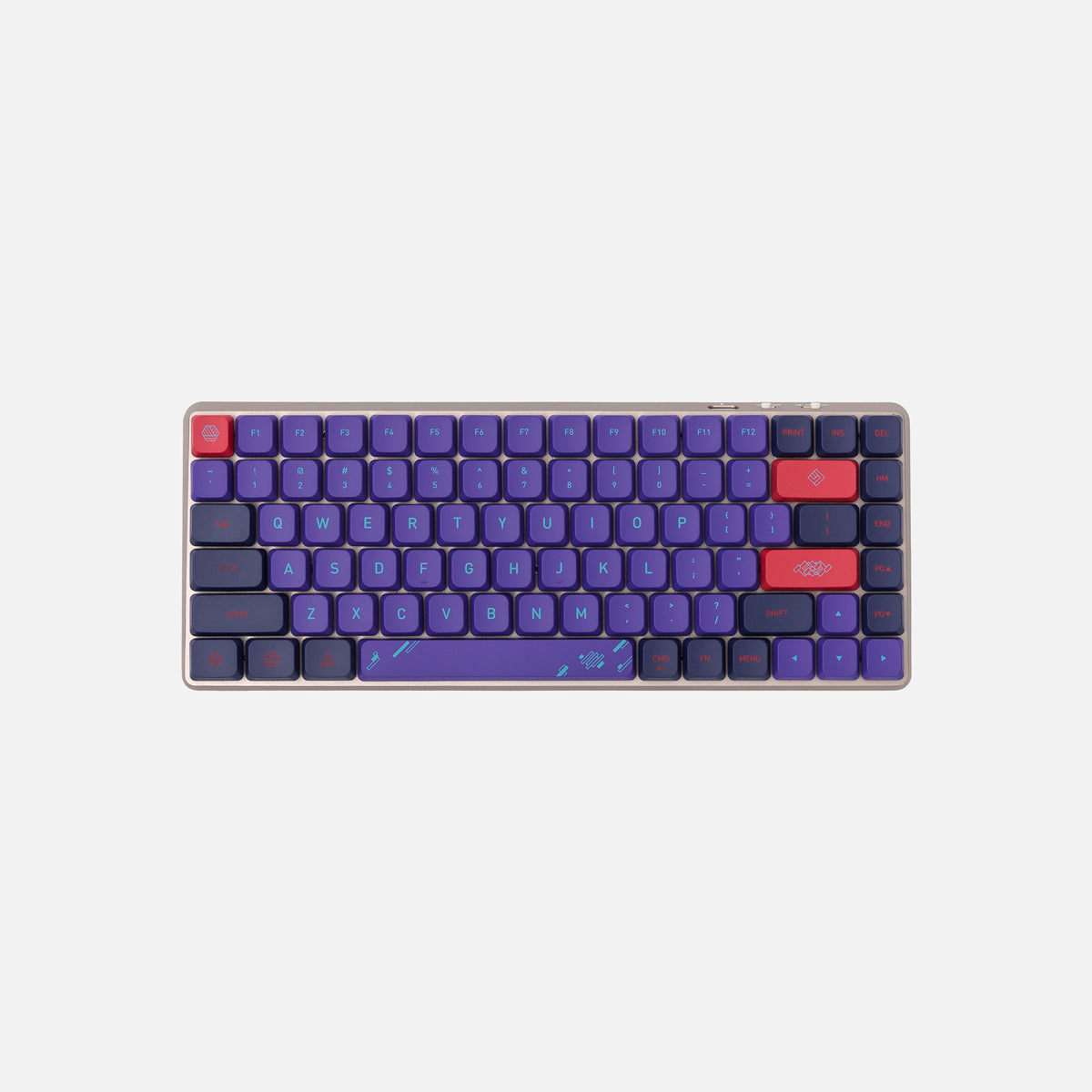 Neon Flux Slim Keycaps