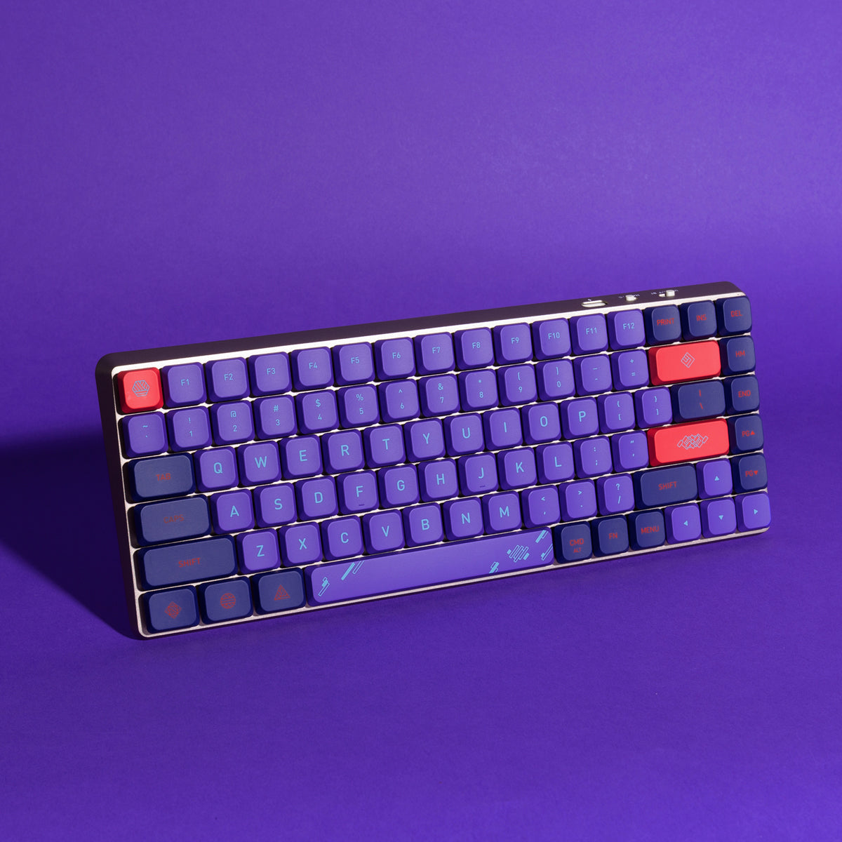 Neon Flux Slim Keycaps