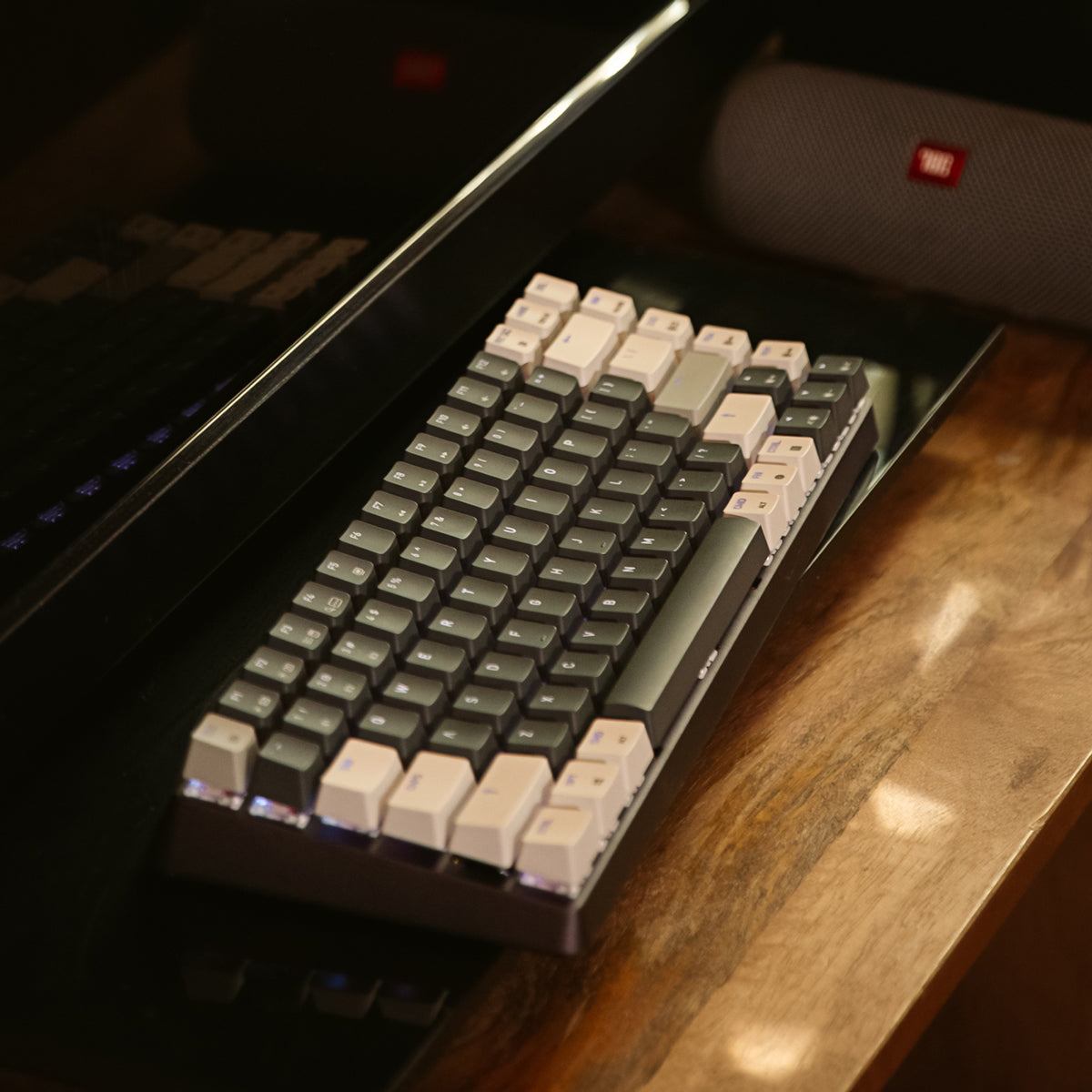 Teclado Cascade 75% sem fio hot-swap