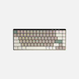 Teclado Cascade fino 75% sem fio hot-swap