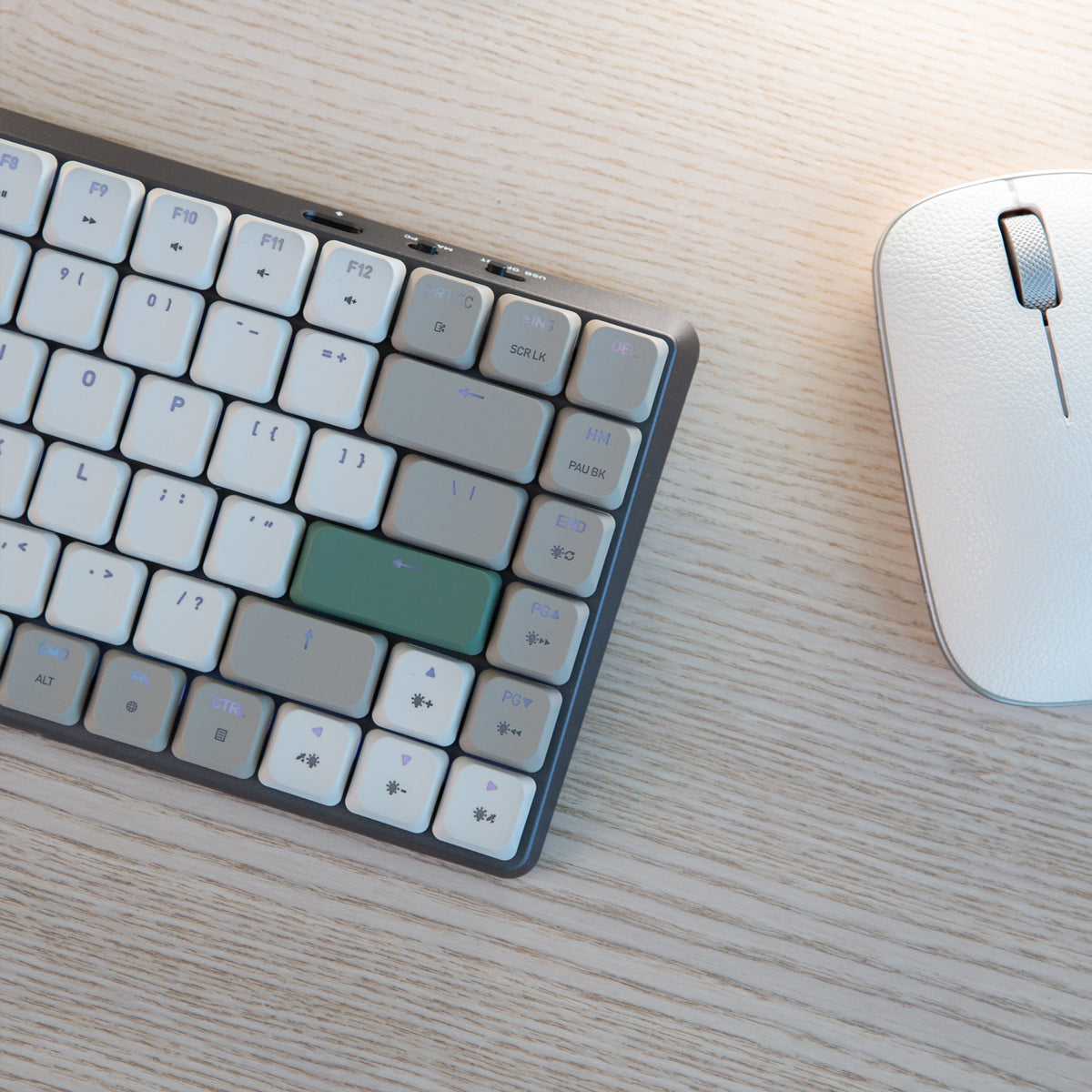 لوحة مفاتيح Cascade Slim 75٪ لاسلكية قابلة للتبديل السريع