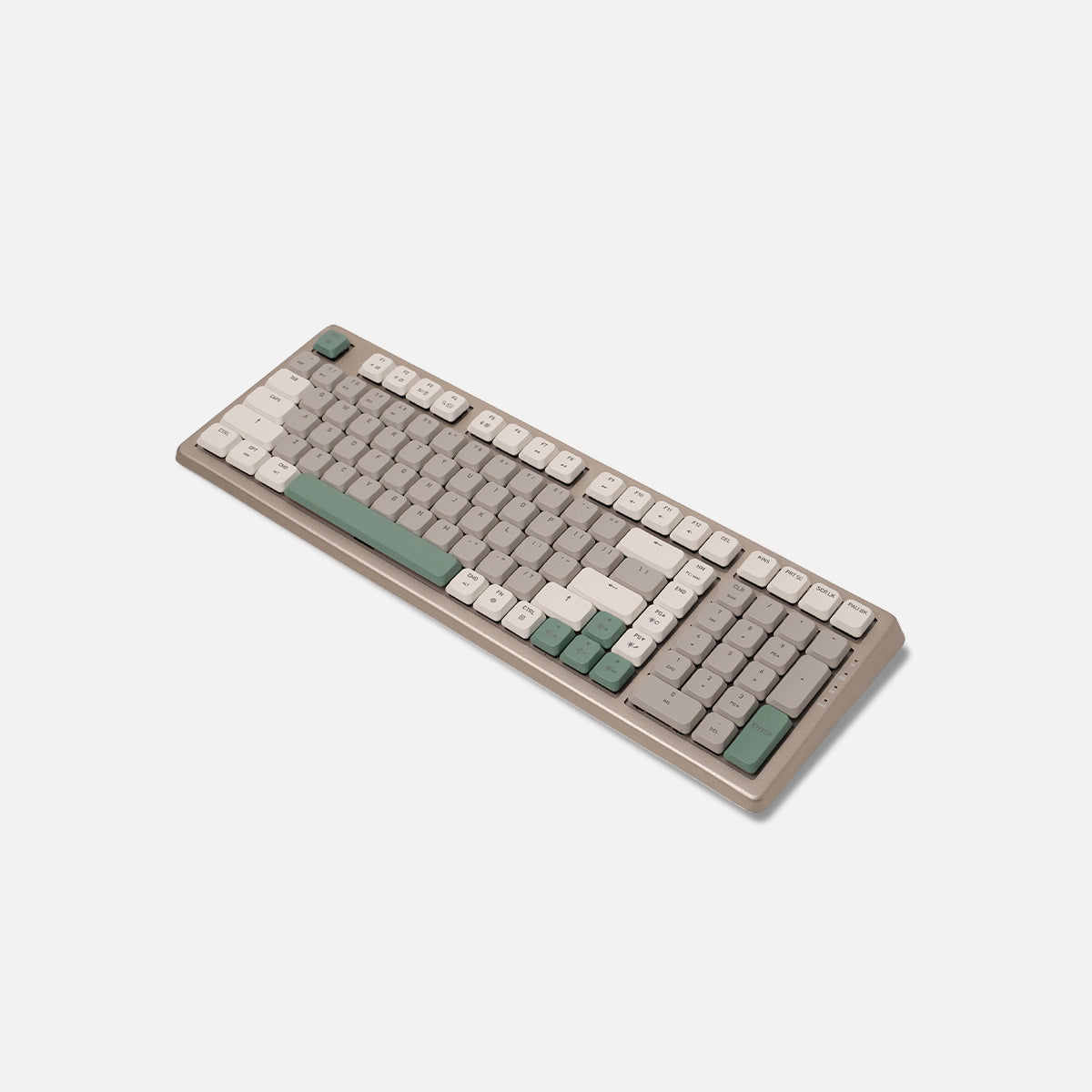 Teclado Cascade 98% fino sem fio hot-swap