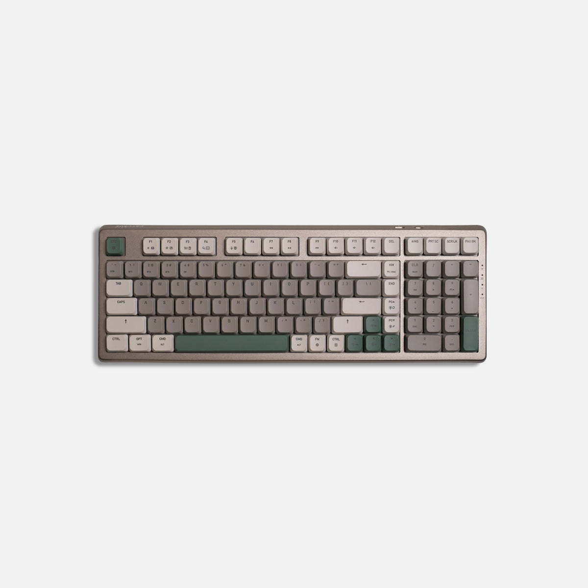 Teclado Cascade 98% fino sem fio hot-swap