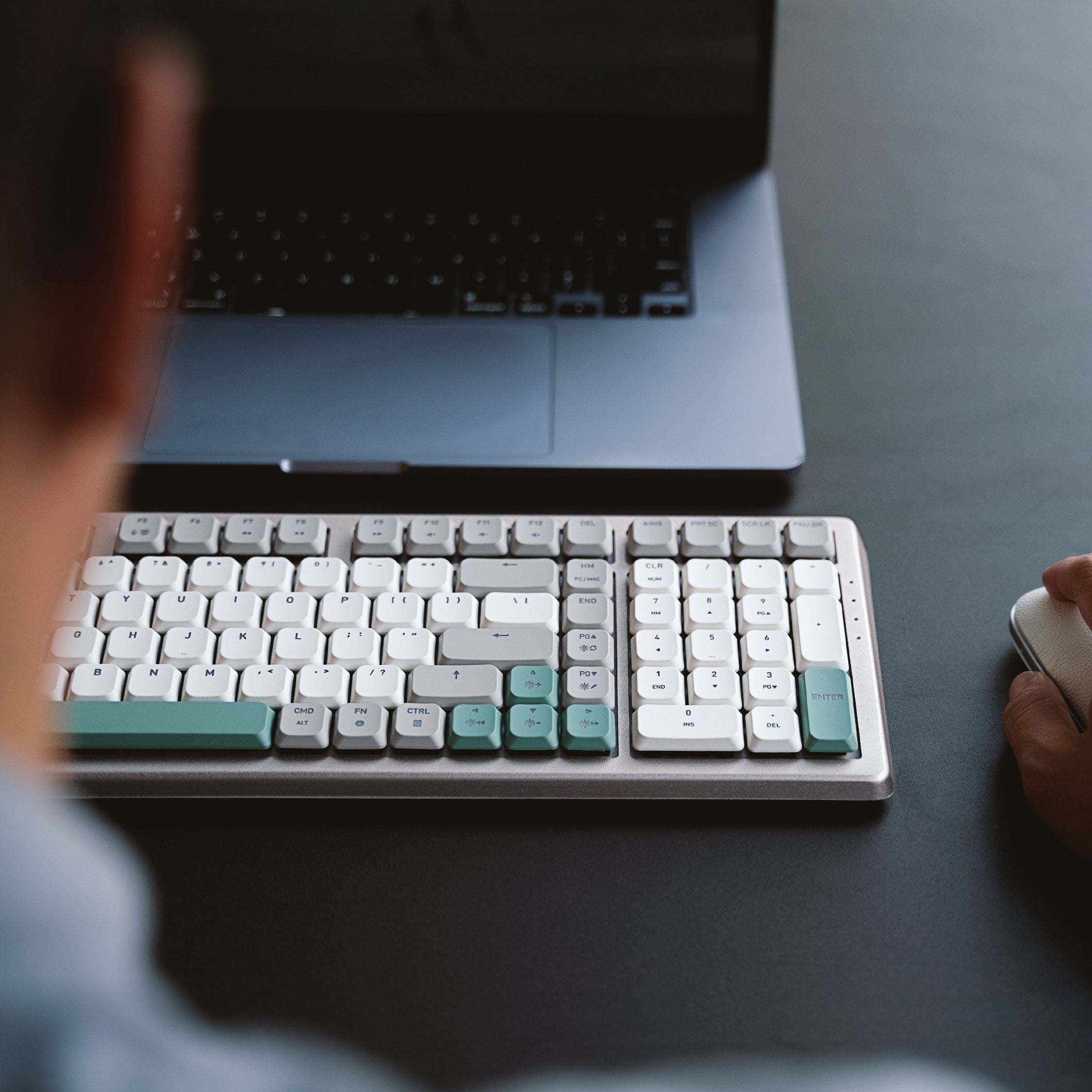 Clavier sans fil Cascade 98 % fin, remplaçable à chaud