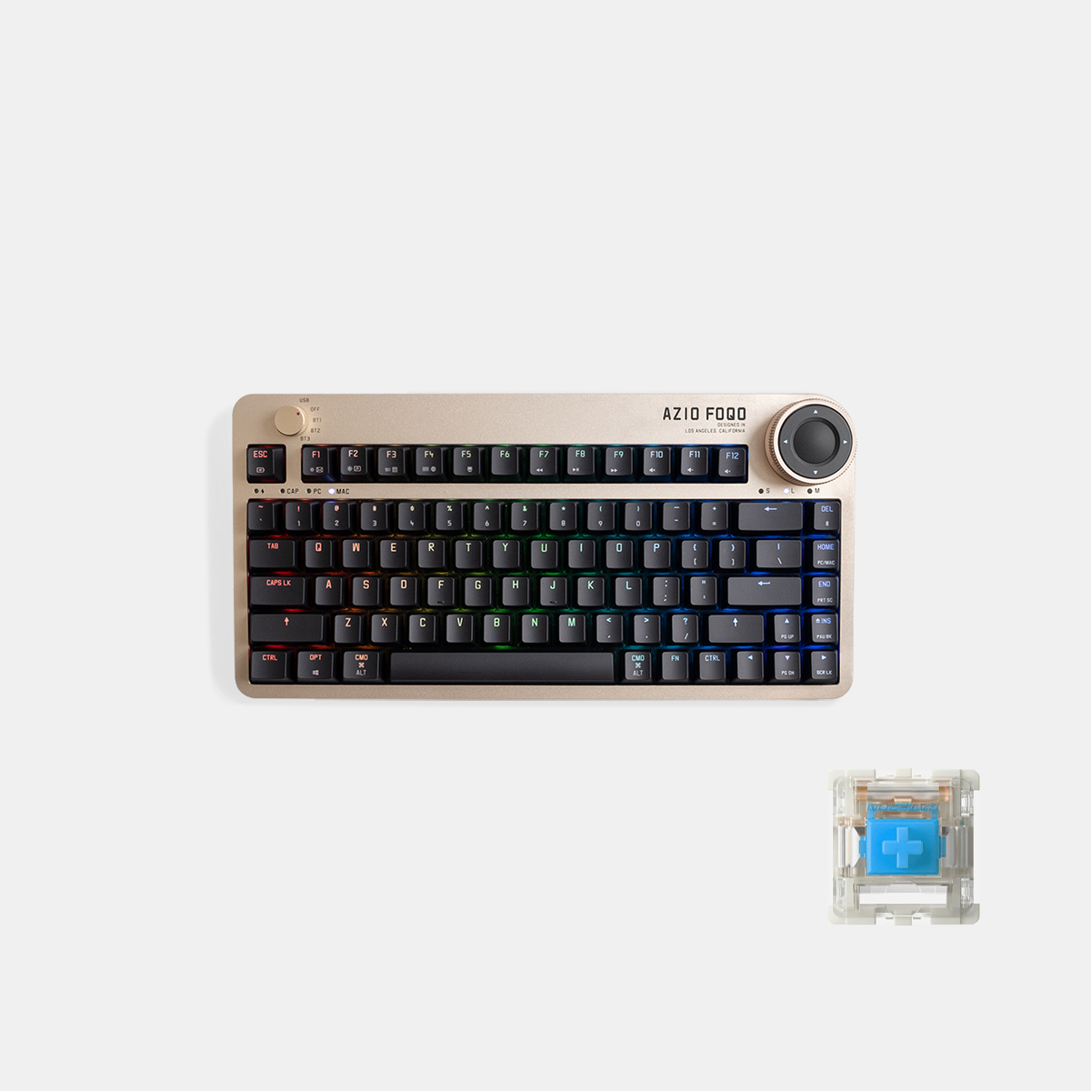 Teclado inalámbrico foqo