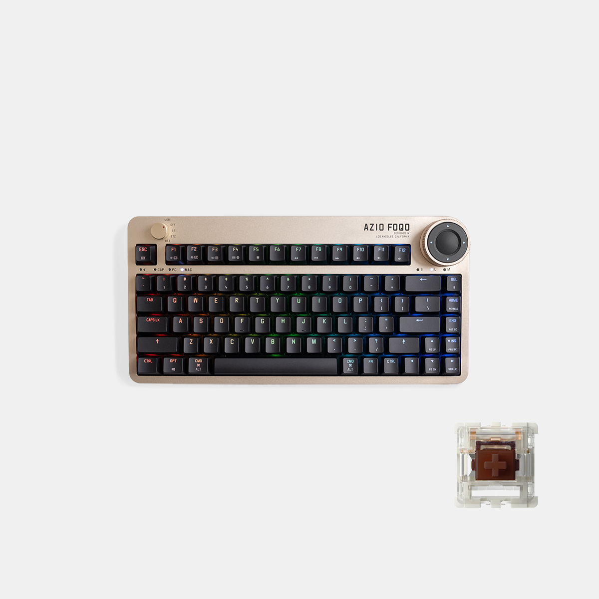 Teclado inalámbrico foqo