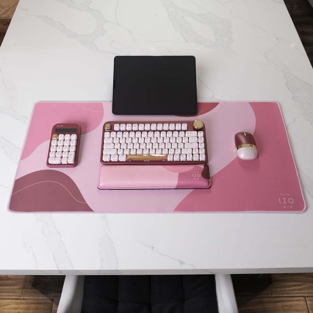 Pink desk on sale protector