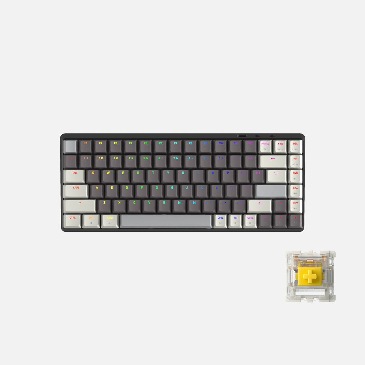 カスケード 75% ワイヤレス ホットスワップ対応キーボード