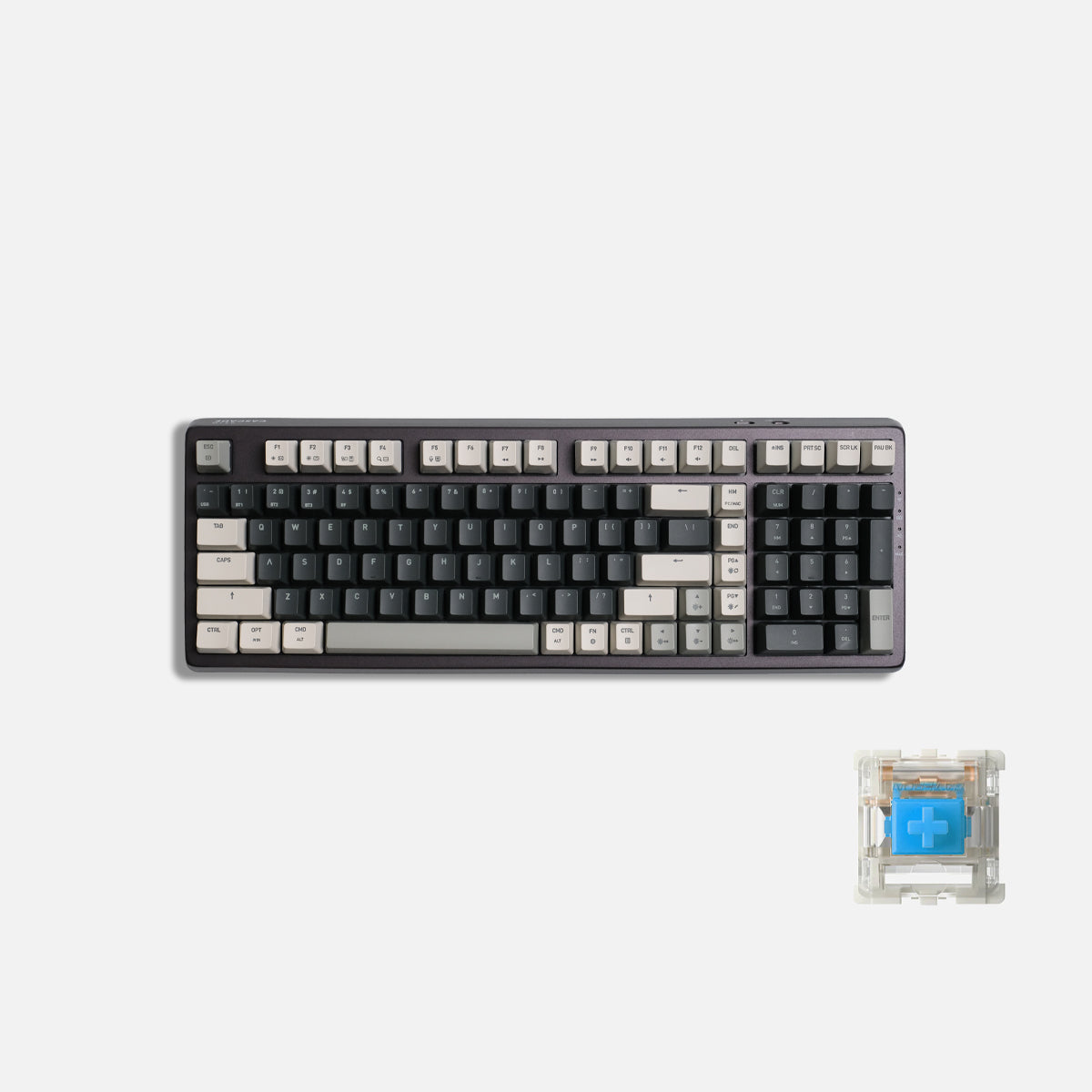 Teclado Cascade 98% sem fio com troca a quente