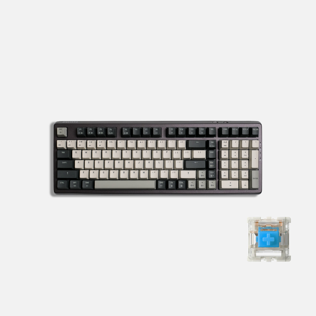 Teclado Cascade 98% sem fio com troca a quente