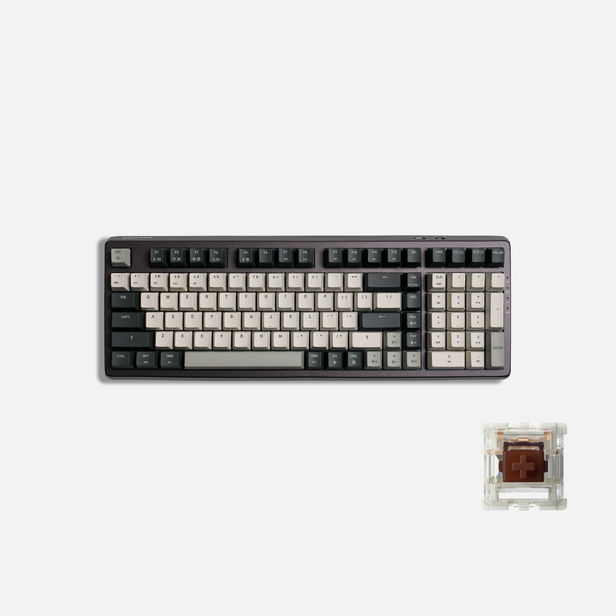 Teclado Cascade 98% sem fio com troca a quente