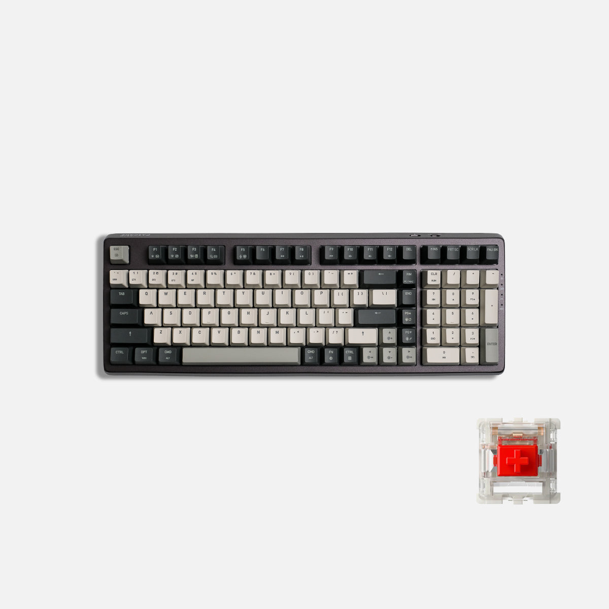 Teclado Cascade 98% inalámbrico intercambiable en caliente