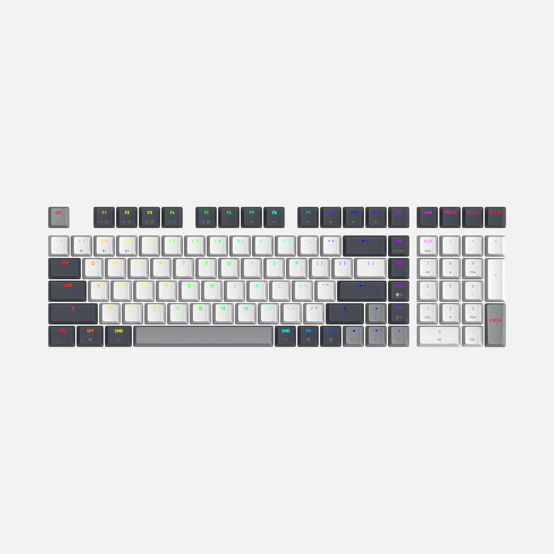 Galaxy Keycaps - 98% Layout