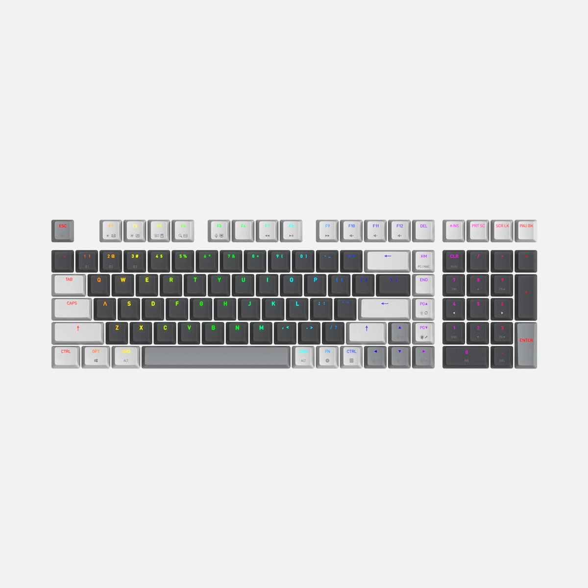 Galaxy-toetsenborden - 98% lay-out